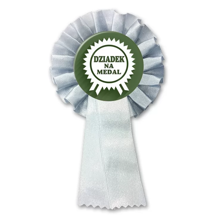 przypinka kotylion Dziadek na medal