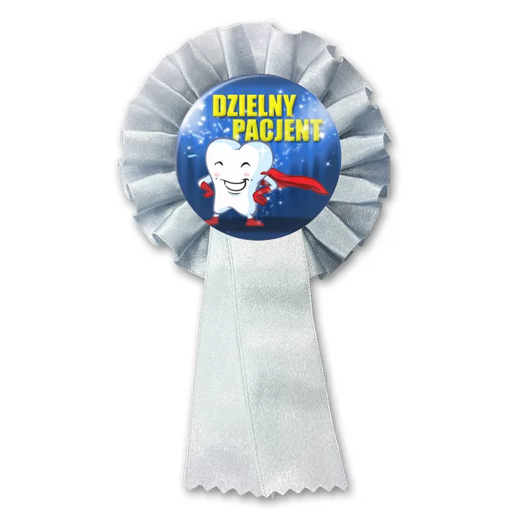 przypinka kotylion Dzielny Pacjent