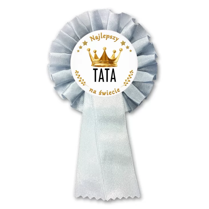 przypinka kotylion Najlepszy tata na świecie