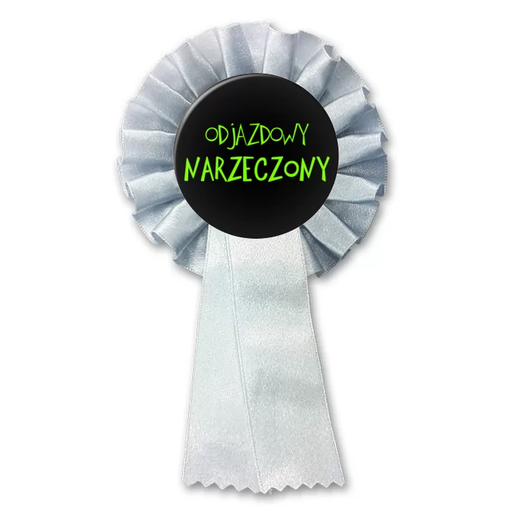 przypinka kotylion Odjazdowy narzeczony