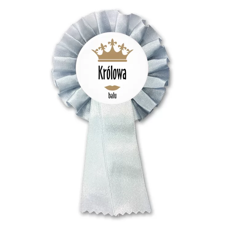 przypinka kotylion Królowa Balu