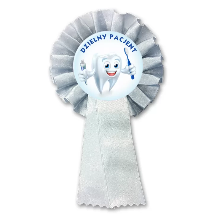 przypinka kotylion Dzielny Pacjent