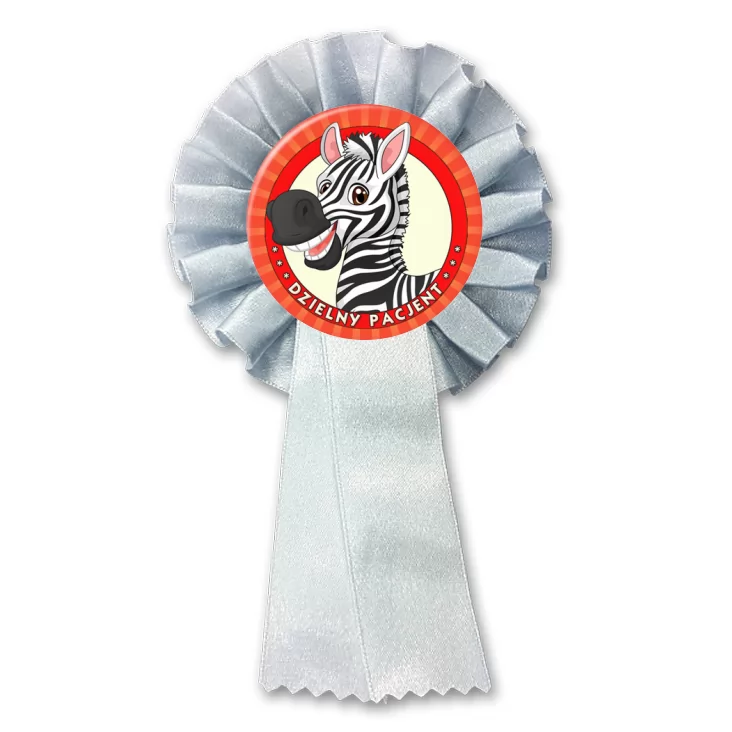 przypinka kotylion Dzielny Pacjent