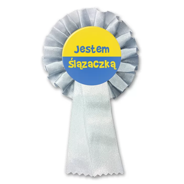 przypinka kotylion Jestem Ślązaczką