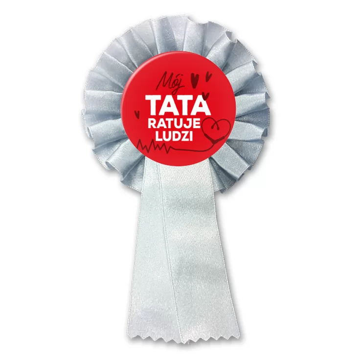 przypinka kotylion Mój tata ratuje