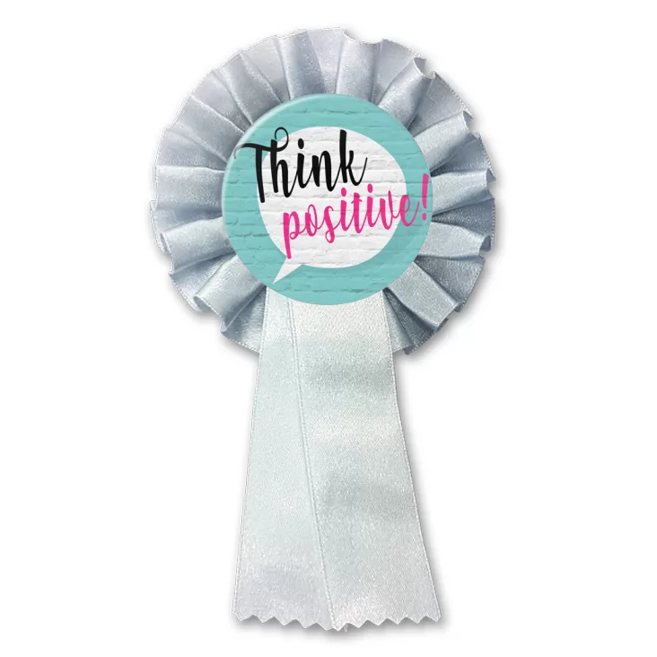 przypinka kotylion Think positive
