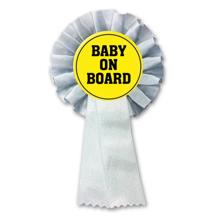 przypinka kotylion Baby on board