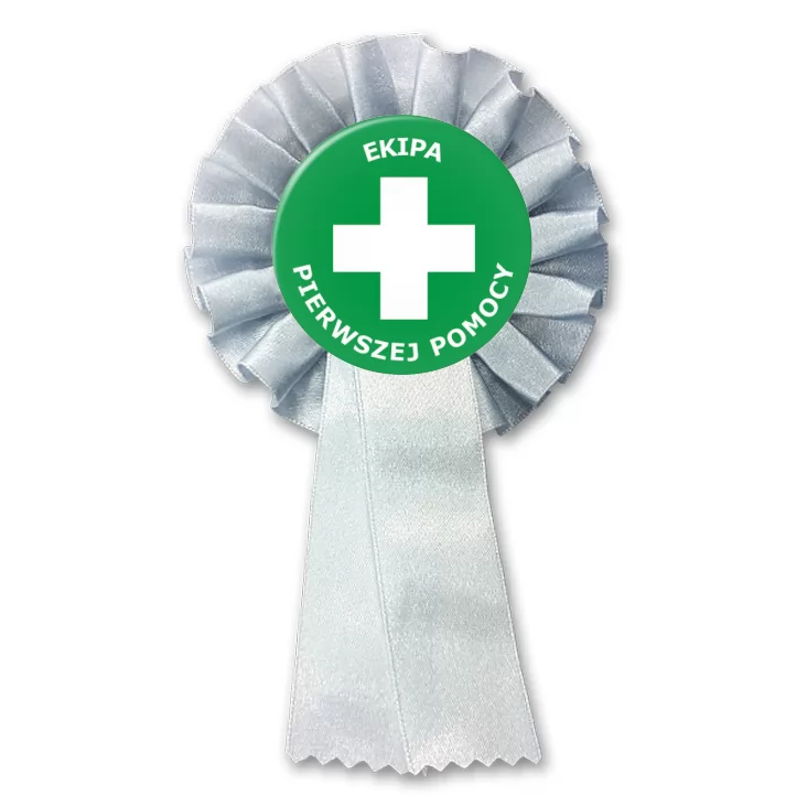 przypinka kotylion Ekipa pierwszej pomocy