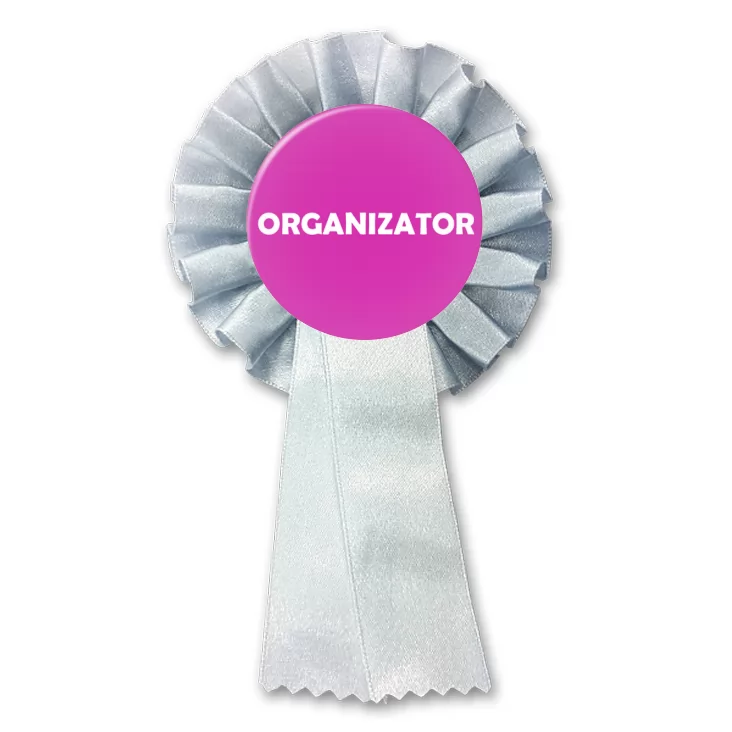 przypinka kotylion Organizator