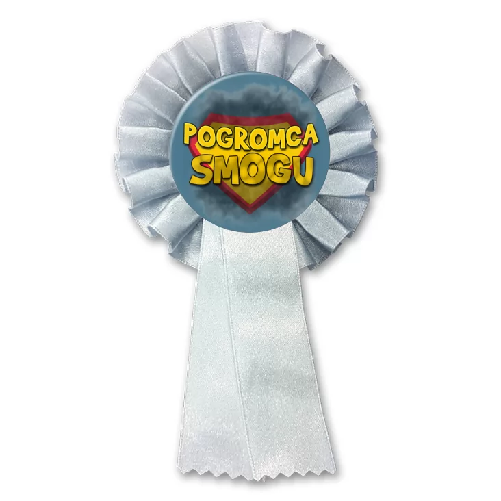 przypinka kotylion Pogromca smogu