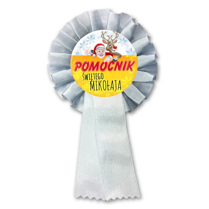 przypinka kotylion Pomocnik Świętego Mokołaja