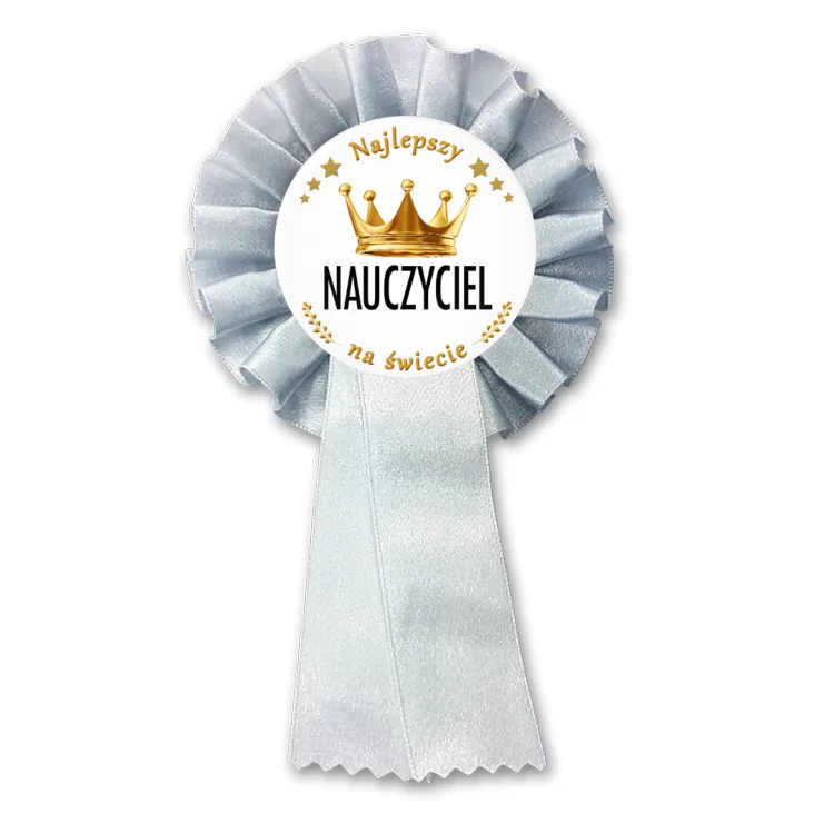 przypinka kotylion Najlepszy Nauczyciel Dzień Nauczyciela