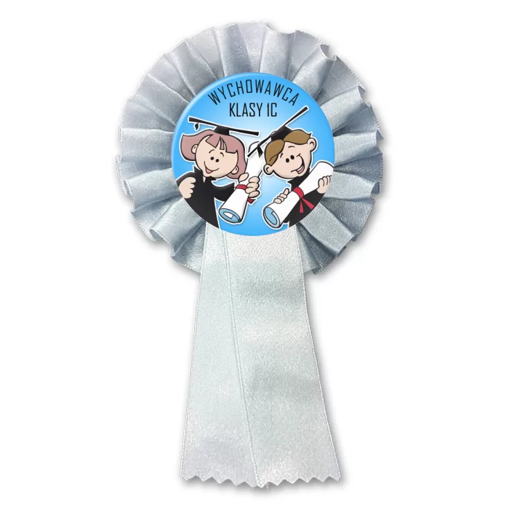 przypinka kotylion Wychowawca klasy 1c