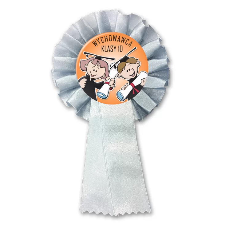 przypinka kotylion Wychowawca klasy 1d