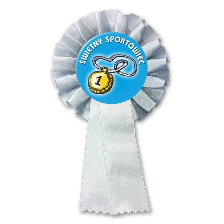 przypinka kotylion Świetny sportowiec
