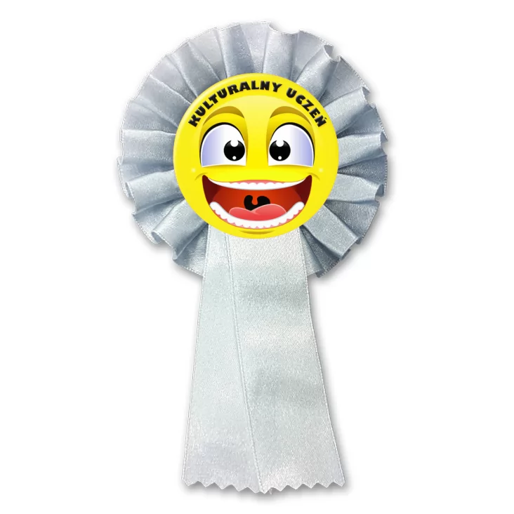 przypinka kotylion Kulturalny Uczeń
