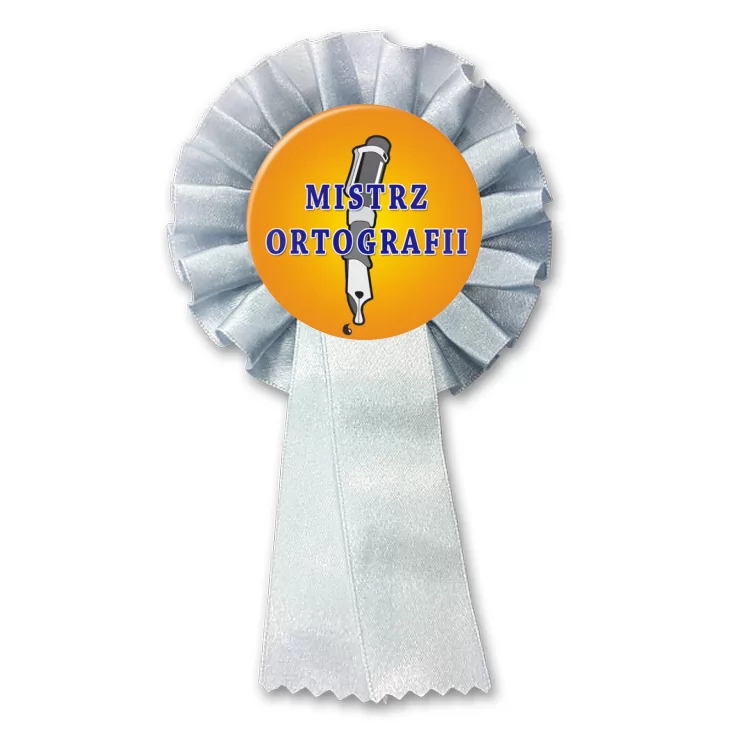przypinka kotylion Mistrz ortografii