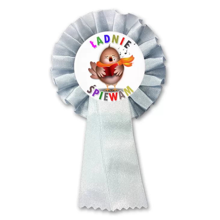 przypinka kotylion Ładnie śpiewam