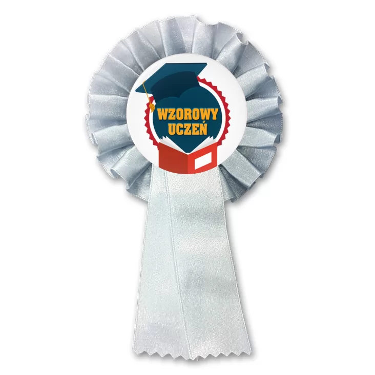 przypinka kotylion Wzorowy Uczeń