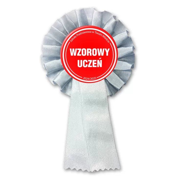 przypinka kotylion Wzorowy Uczeń Odznaka
