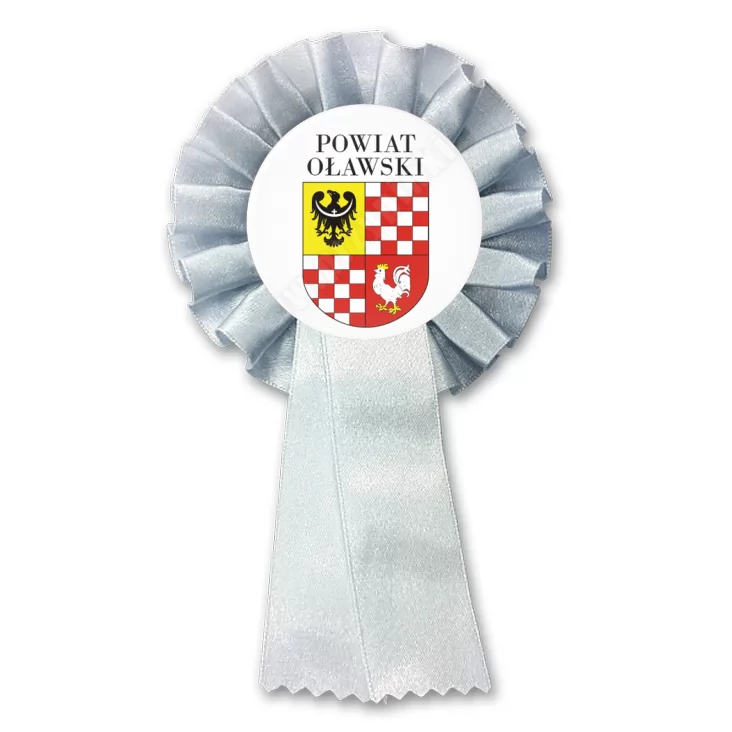 przypinka kotylion Powiat Oławski