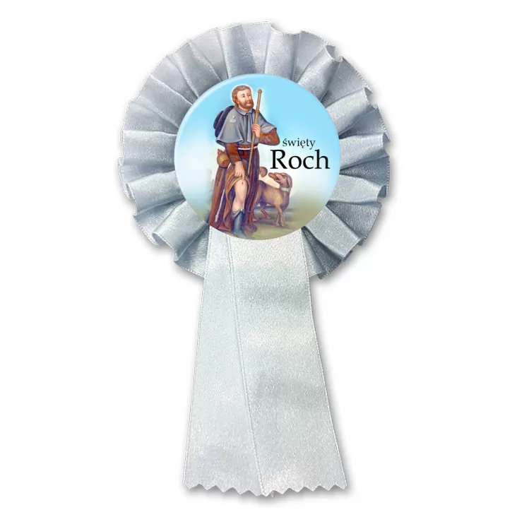 przypinka kotylion Patron święty Roch