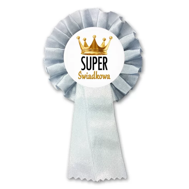 przypinka kotylion Super Świadkowa