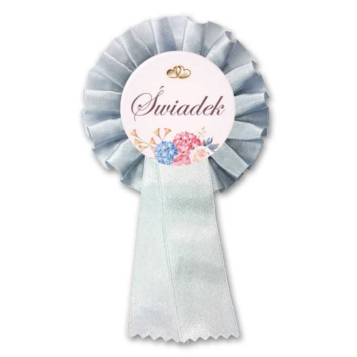 przypinka kotylion Świadek