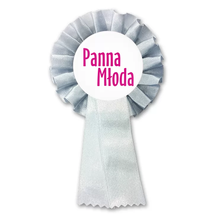 przypinka kotylion Panna Młoda