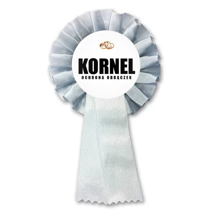 przypinka kotylion Ochrona Obrączek