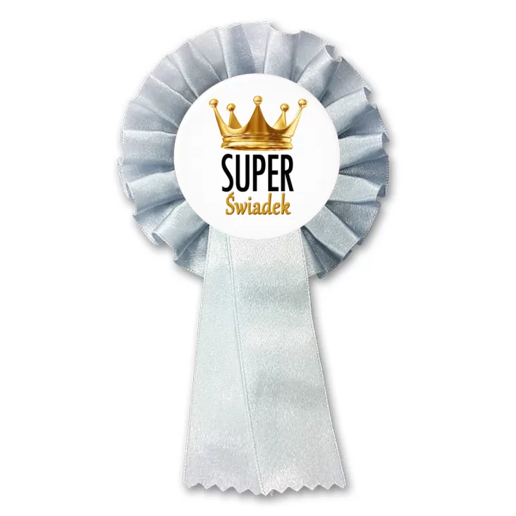 przypinka kotylion Super Świadek