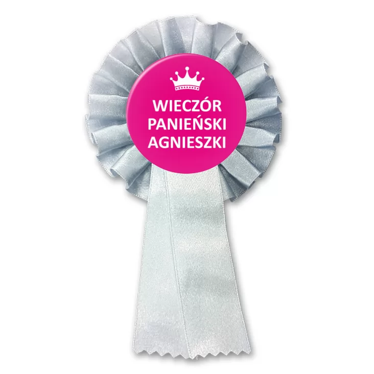 przypinka kotylion Wieczór panieński Agnieszki