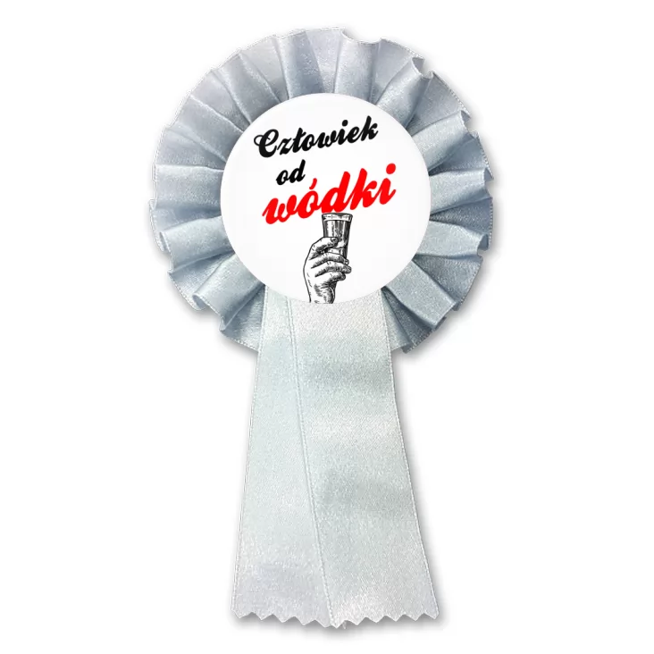 przypinka kotylion Człowiek od wódki