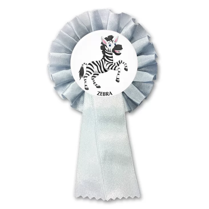 przypinka kotylion Zebra