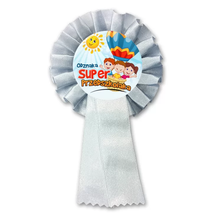 przypinka kotylion Odznaka Super Przedszkolaka
