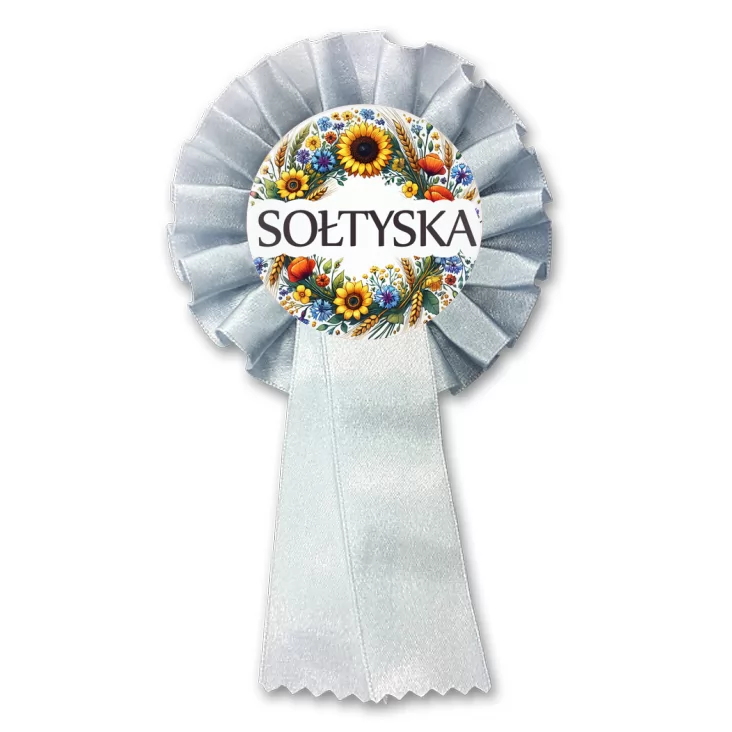 przypinka kotylion Sołtyska polskie kwiaty polne