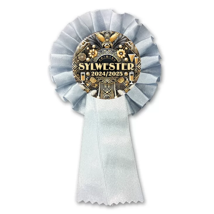 przypinka kotylion Sylwester w stylu lat 20