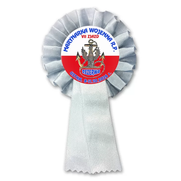 przypinka kotylion VII Zjazd Marynarki Wojennej RP Ustka 2026