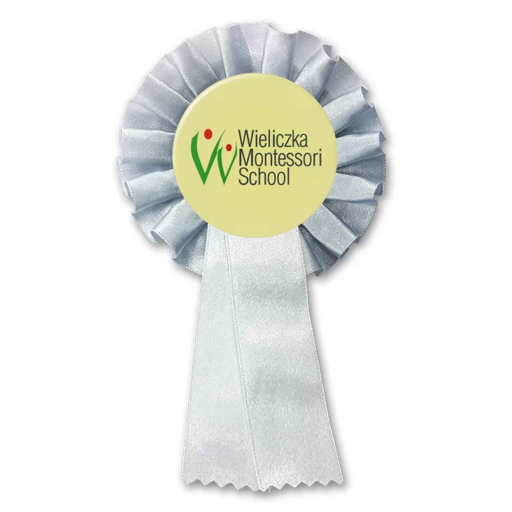 przypinka kotylion Wieliczka Montessori School