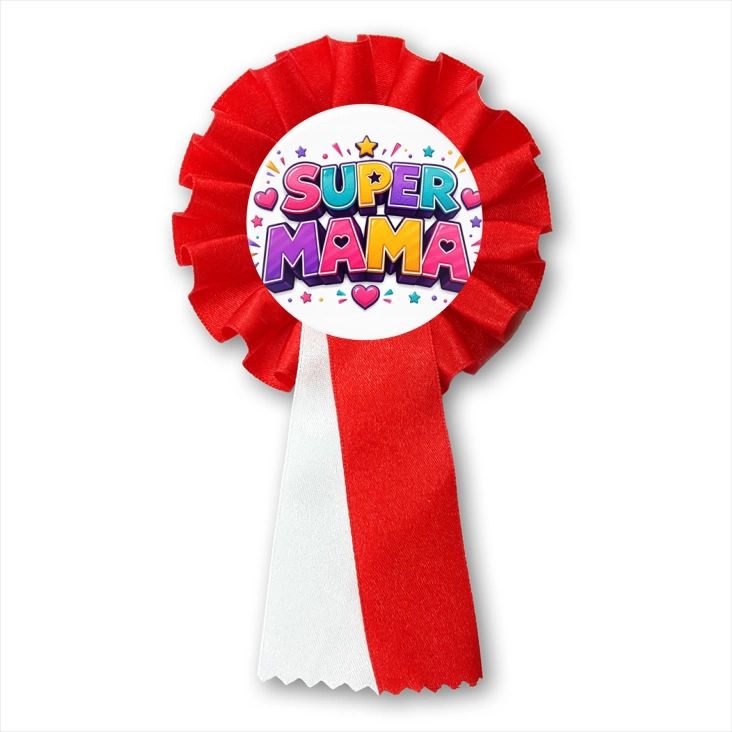 przypinka kotylion Super mama