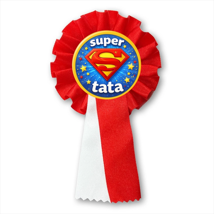 przypinka kotylion Super tata