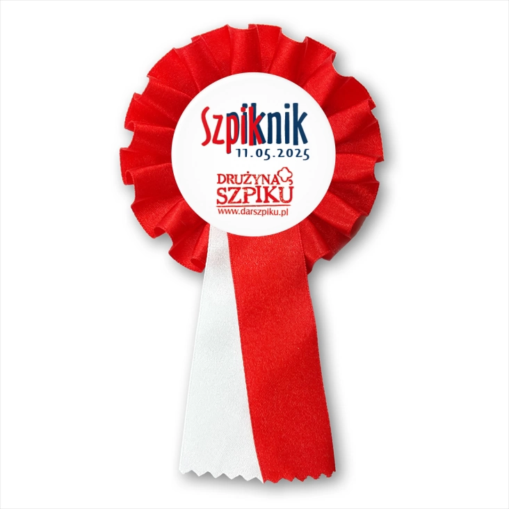 przypinka kotylion Szpiknik 2025