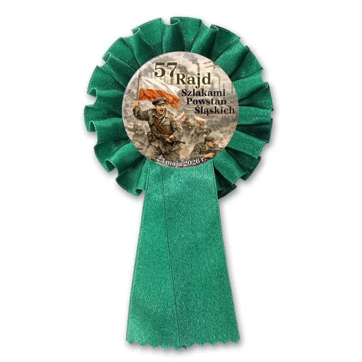przypinka kotylion 57 Rajd Szlakami Powstań Sląskich