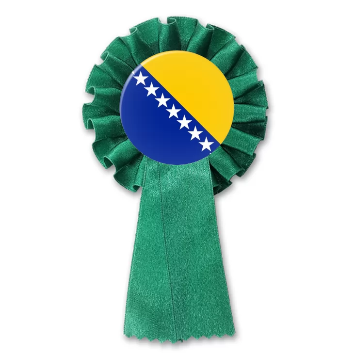 przypinka kotylion Flaga Bośnia i Hercegowina