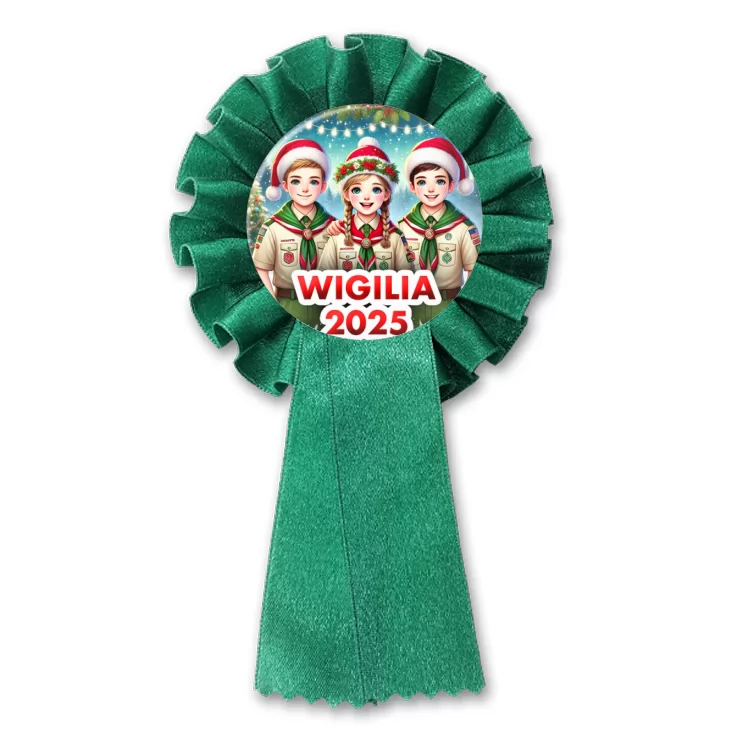 przypinka kotylion Harcerska wigilia