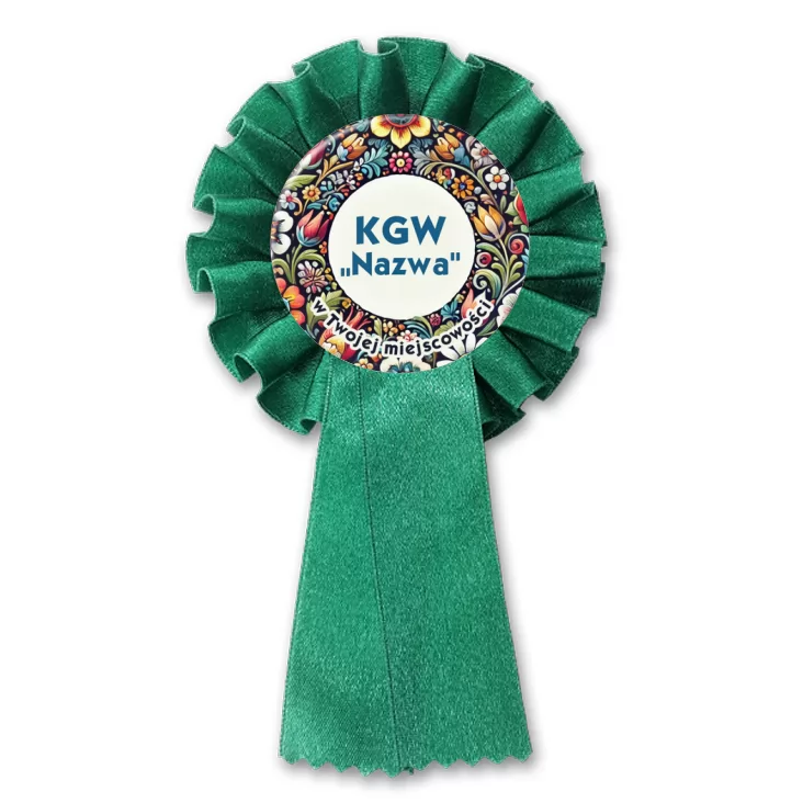 przypinka kotylion KGW motyw kociewski