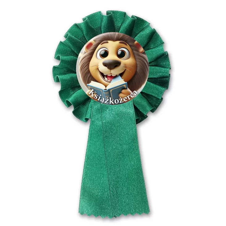 przypinka kotylion Książkożerca