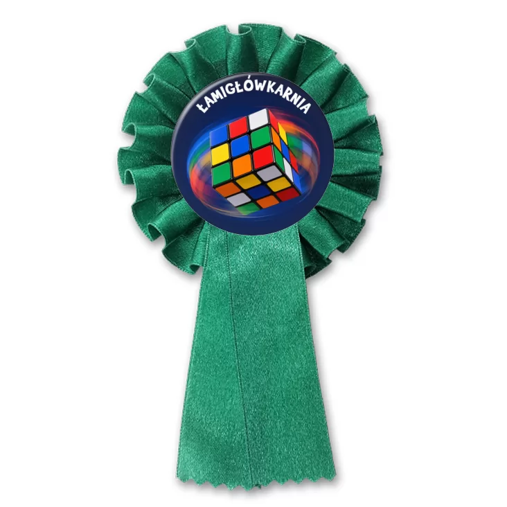 przypinka kotylion Łamigłówkarnia
