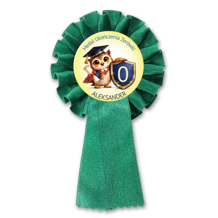 przypinka kotylion Medal ukończenia zerówki