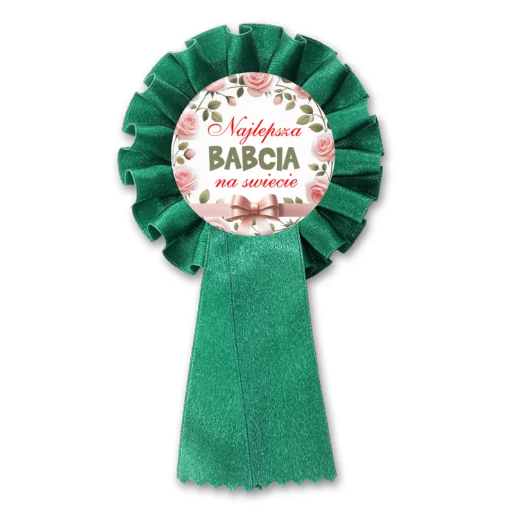 przypinka kotylion Najlepsza babcia